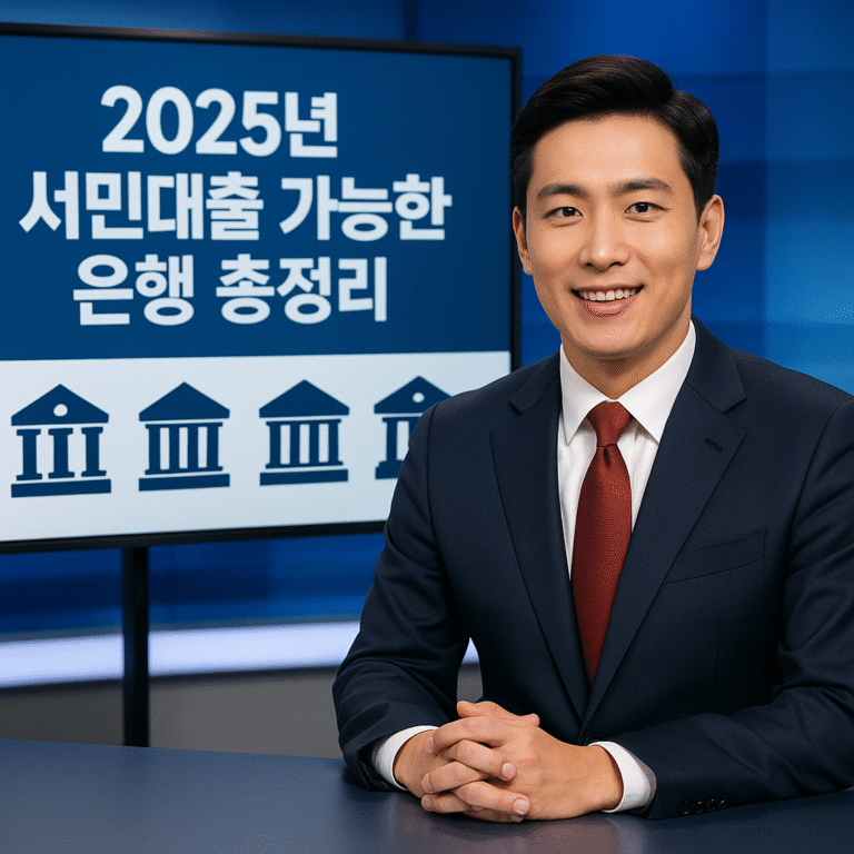 서민대출 가능한 은행