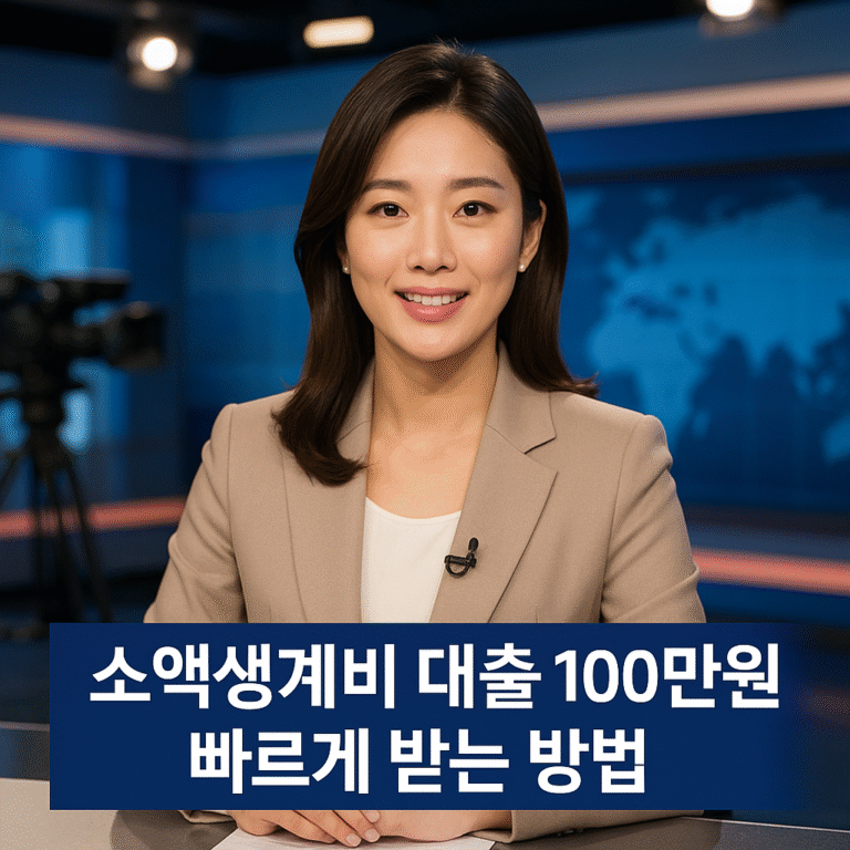 소액생계비 대출