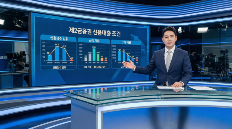 2금융 신용대출 조건