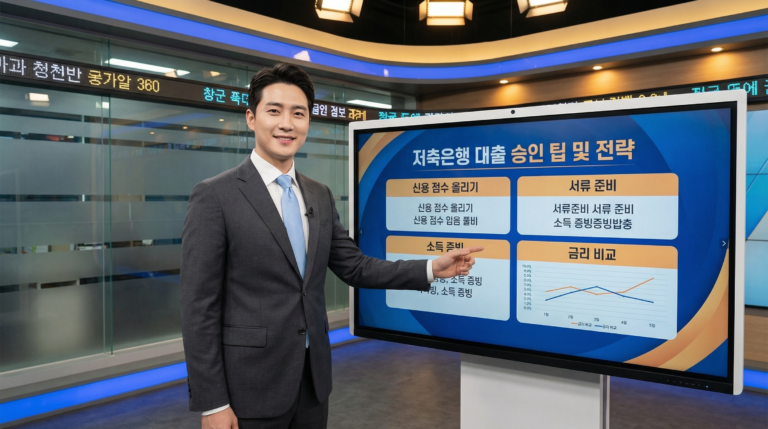 저축은행 대출 잘받는 요령